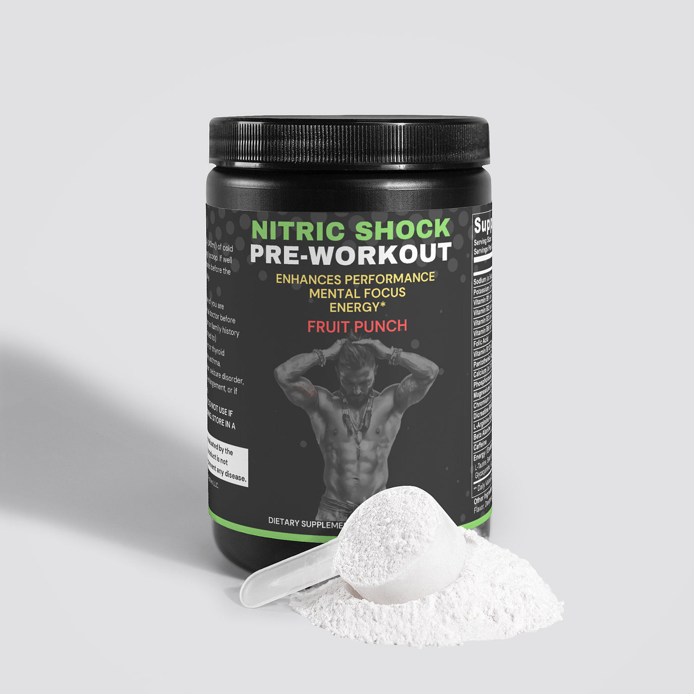 Nitric Shock Pre-Workout Powder (Fruit Punch)