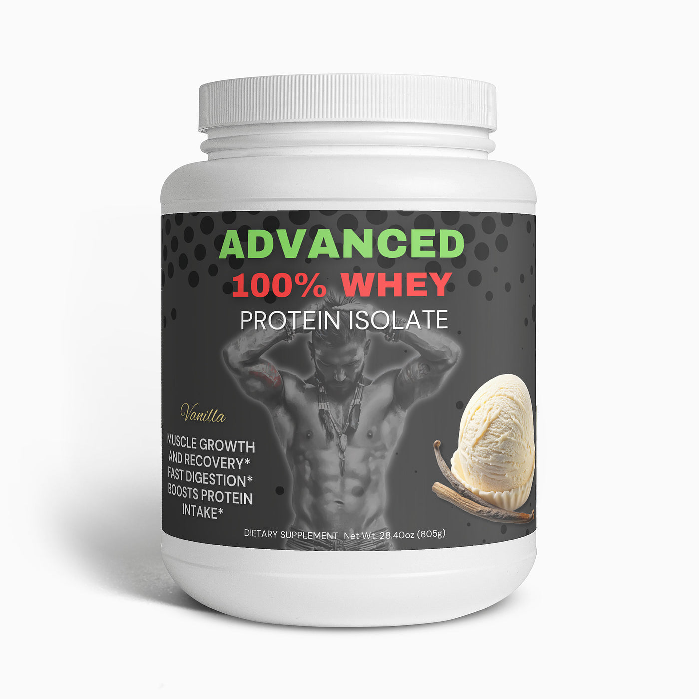 Advanced 100% Whey Protein Isolate (Vanilla)