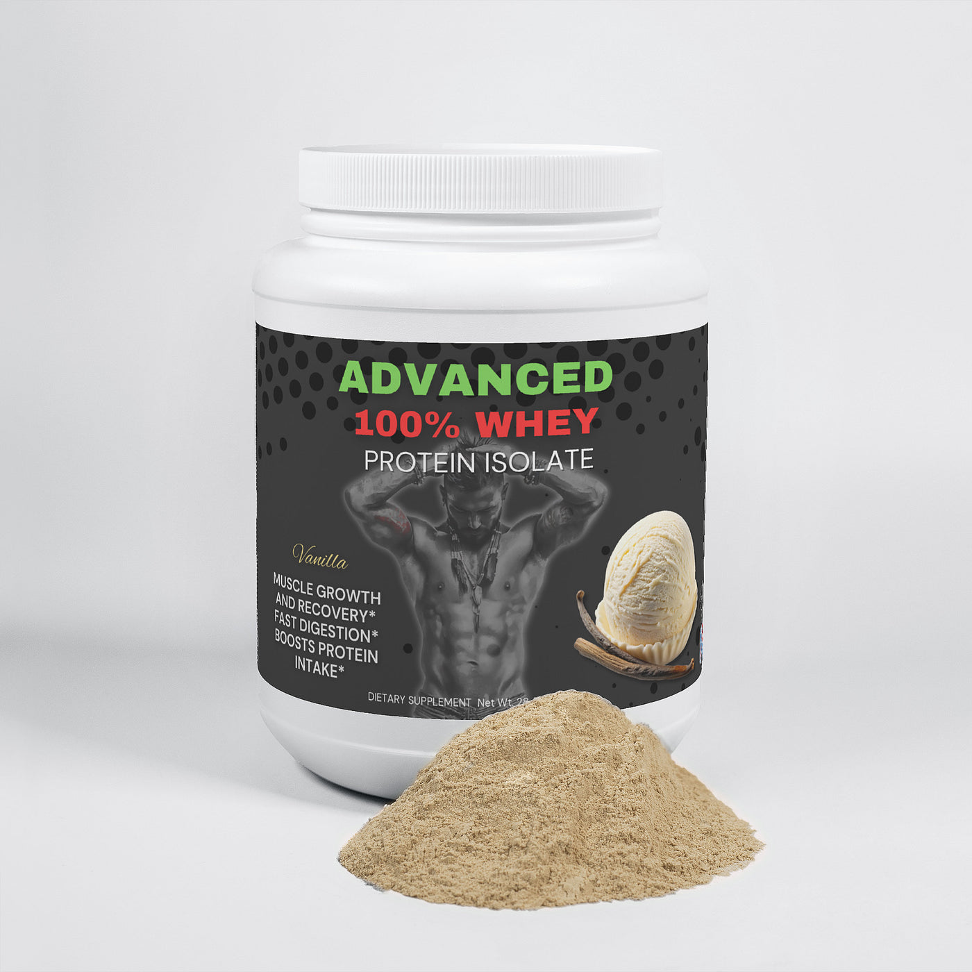 Advanced 100% Whey Protein Isolate (Vanilla)
