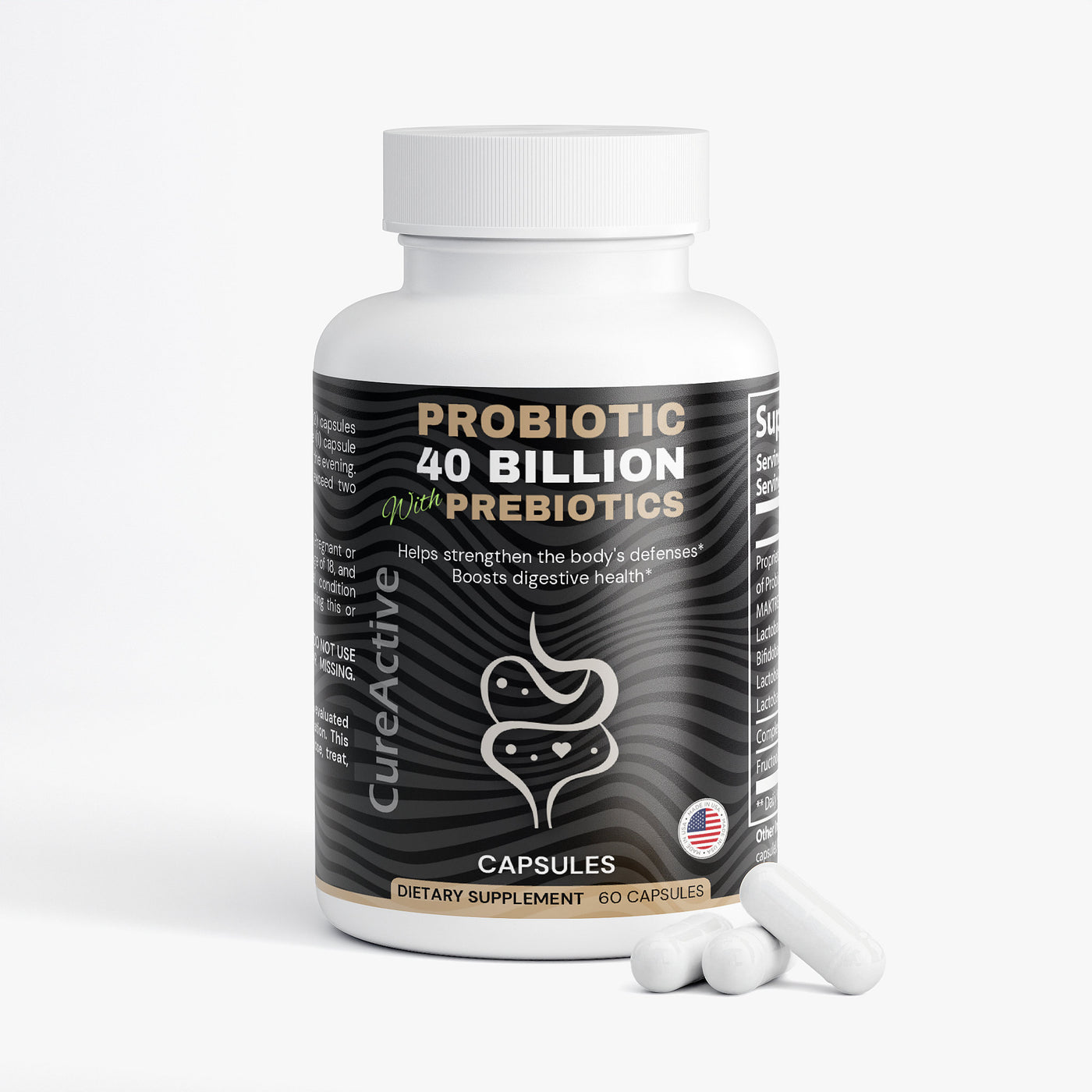Probiotic 40 Billion with Prebiotics